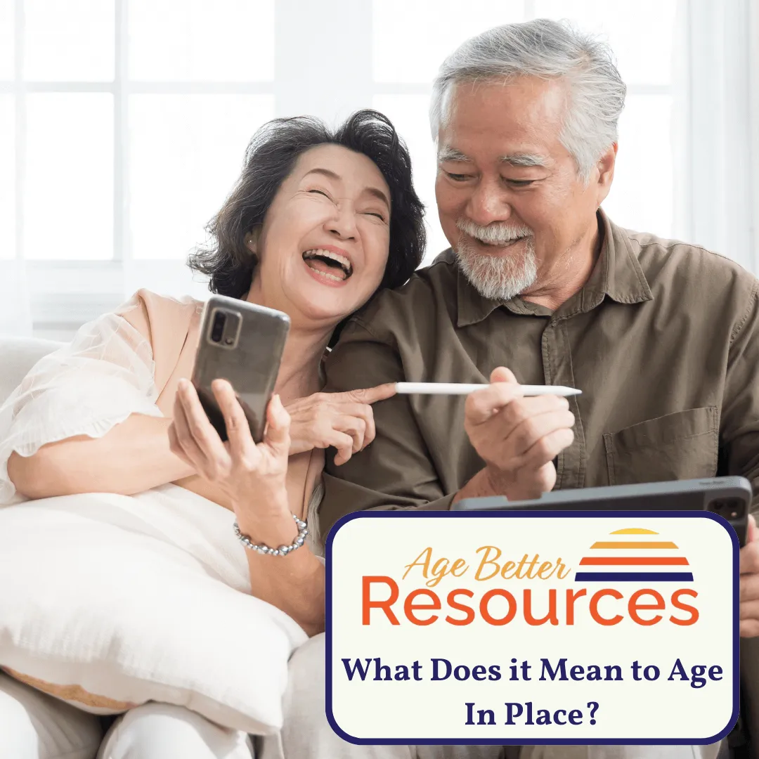 what does it mean to age in place